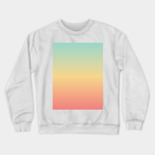 Tricolor Gradient. Crewneck Sweatshirt